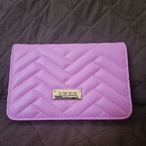 New-Bebe clutch- purple/pink